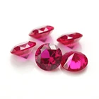 Keliji Hot Sale Multi Sizes #5 Round Synthetic Ruby For Jewelry Accessories
