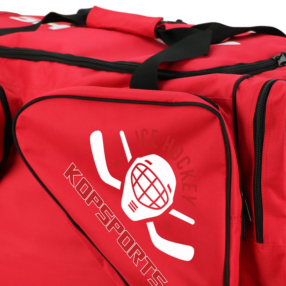Kopbags Custom Heavy Duty Hockey Bag Wheels Hockey Bag Ice Hockey Equipment Bag supplier