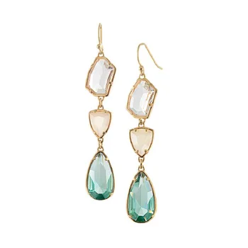 Wholesale Fashion Jewelry Alloy Crystal Drop Earrings Pendant Pearl Earrings For Women Pearl Acrylic Earring stud hoop