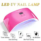 Uv Lamp Hot Sale Black 24W Nail Dryer With Timer N Auto-Sensor UV LED Nail Lamp For Gel Nail Polish #J722