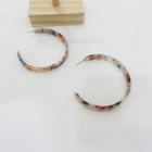 Resin Hoop Resin Earrings Wholesale Resin Colorful Hoop Earrings For Women