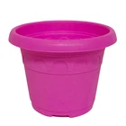 Clay Round Pots Colour Plastic Pot Factory Wholesale Pink Blue Clay Color Cheap Round Plastic Flowering Pots