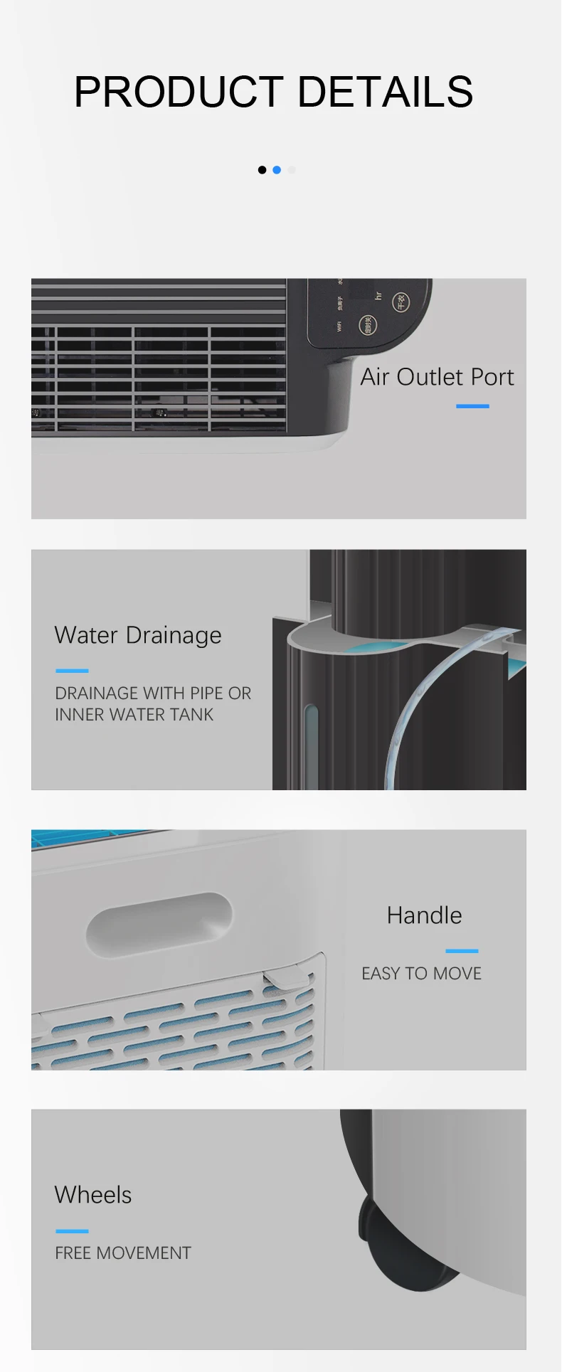 Air Dehumidifier, 20L, 40, Electric - detail 12