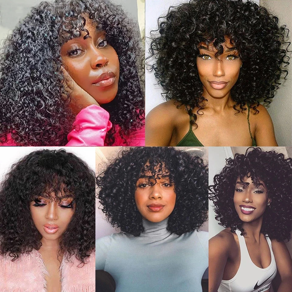 Factory Price Short Water Wave Bob Wig With Bang 10a Brazilian Virgin Hair Korean Bob Afro Wig With Fringe 360 Lace Wigs Vendor