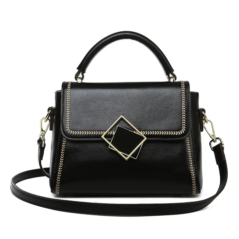 Brand Handbag Ladies Leather Women Crossbody Bags Leather Shoulder Bag Handbag