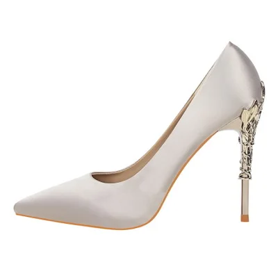 Zapatos De Tacón Con Punta De Metal Para Mujer,Tacones Elegantes De  Moda,Stiletto,Color Dorado,Nuevo Diseño - Buy Zapatos De Tacón,Tacones De  Damas,Tacones Para Damas Product on Alibaba.com