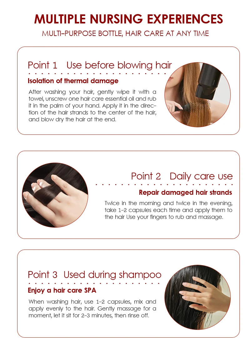 Best quality 40pcs vitamins Treatment hair growth capsule hair restoration hair growth serum for men and women