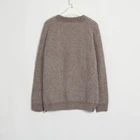 Sweater Knitted Chenille Basic Solid Knit Crew Neck Women Sweater Casual Custom Made Sweater For Women