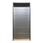 Gray Contemporary Gray Solid Wood Flush Interior Diy Room Door Uluminium Interior Door