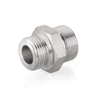 2 Fittings Fittings Bsp Fittings Hydraulic Ningbo Adapter 1 2 Bsp 1 4 Bsp Hex Nipple Hydraulic Metric Fittings
