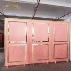 Wedding Pink Party Events Wedding Supplies Black Pink Acrylic Backdrop For Wedding Stage Decoration