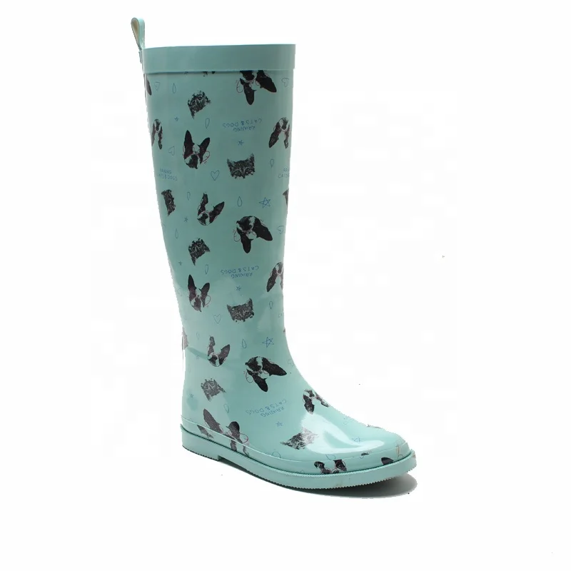 horse print wellington boots