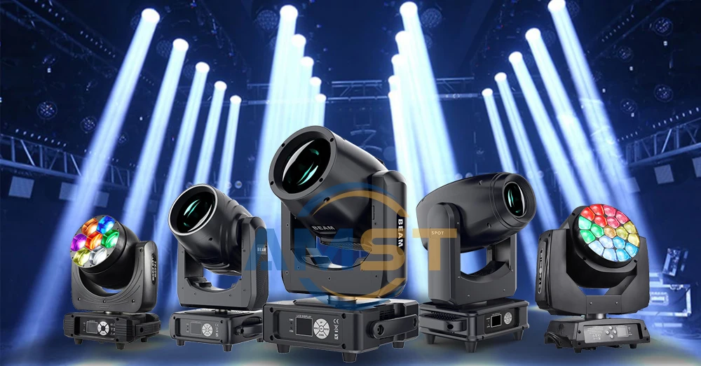 5heads Led Moving Lights Beam Strobe 2 In 1 Disco Led Moving Head 5x40w