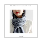 Scarf Made In China Wholesale High Quality Designer Scarf 100% Pure Cashmere Plain Cashmere Scarf