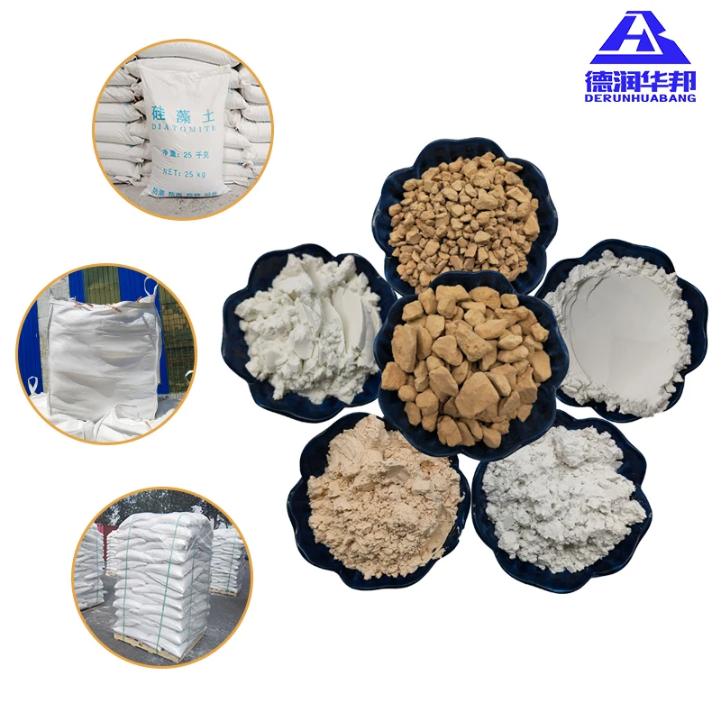 High Water Absorption And High Filtration Diatomaceous Earth Powder For