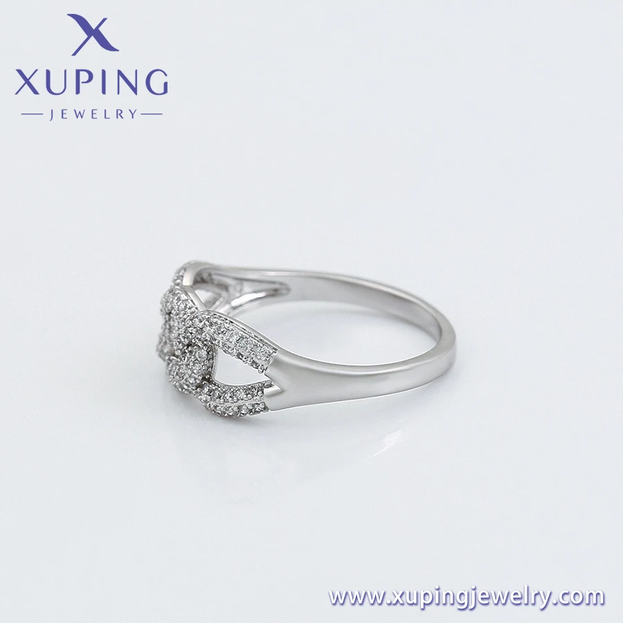 A00896381 xuping jewelry Wholesale Cheap Personality Design Surround Knot Shape Diamond Versatile Ring