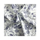 Garment Print Cotton Garments Fabric Factory Wholesale Custom Digital Print 100% Cotton Poplin Fabric For Garment