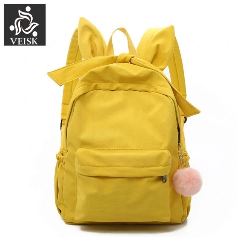cute yellow backpack