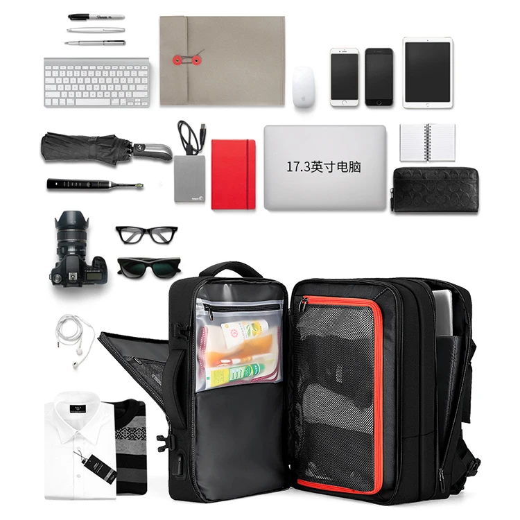 Wholesale Notebook Bags USB Charging Business Laptop Backpack Custom logo Men Back Pack Backpack Bag