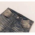 Jeans Men Jeans Jeans Jeans HUNTW Dongguan Custom Destroyed Denim Jeans Ripped Skinny Jeans Men