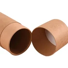 Kraft Craft Paper Factory Eco Friendly Kraft Cardboard Craft Paper Tube For Cosmetics Container