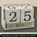 Wooden Calendar Advent Wooden Calendar Newest Design Wholesale Advent Wooden Block Calendar