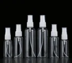 Spray Bottle HOT Plastic Spray Bottle 30ml 50ml 60ml 80ml 100ml 120ml 150ml Plastic PET Spray Bottle For Alcohol Sanitizer