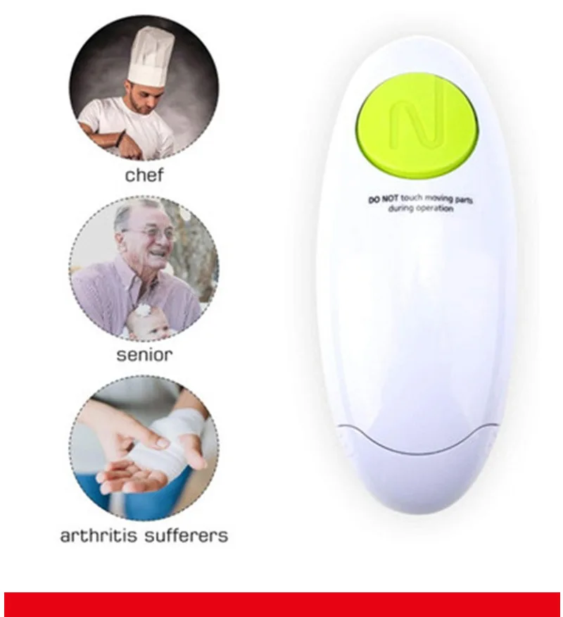 Electric Jar Opener, Strong Tough Automatic Jar Opener for New Sealed Jars,The  Hands Free Jar Opener for Weak Hands,Chef's and Seniors with Arthritis 