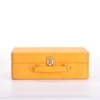 Luggage Custom PU Leather Storage Box Suitcase Luggage For Travel Household