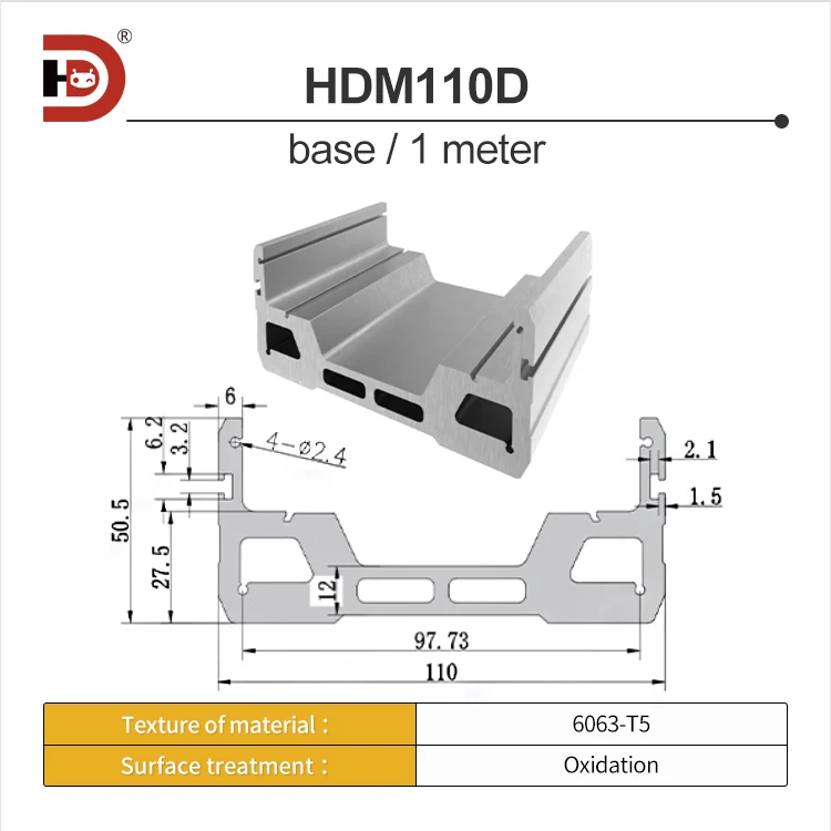 110 Wide Linear Module Aluminum Profile Fully Enclosed Screw Linear Sliding Table Guide Synchronous Belt factory