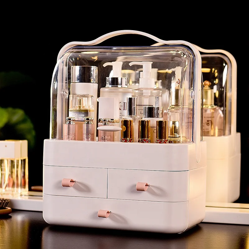 Storage Makeup Brush Lipstick Mask Plastic Storage Beauty Cosmetic Box For Cosmetic Organizer