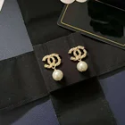 Earrings Hot Selling 2021 New Designer Popular Luxury Brand Jewelry Letter Cc Earrings For Women