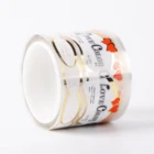 Foil Stickers Self-Adhesive High Quality Vinyl Transparent Clear Foil Stickers Custom Logo Printing