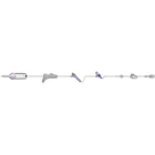 Medication Delivery Medical Disposable 89" IV Set With Pre-attached Ext. Set 10 Drops1 Needleless Y And 1 Split Y