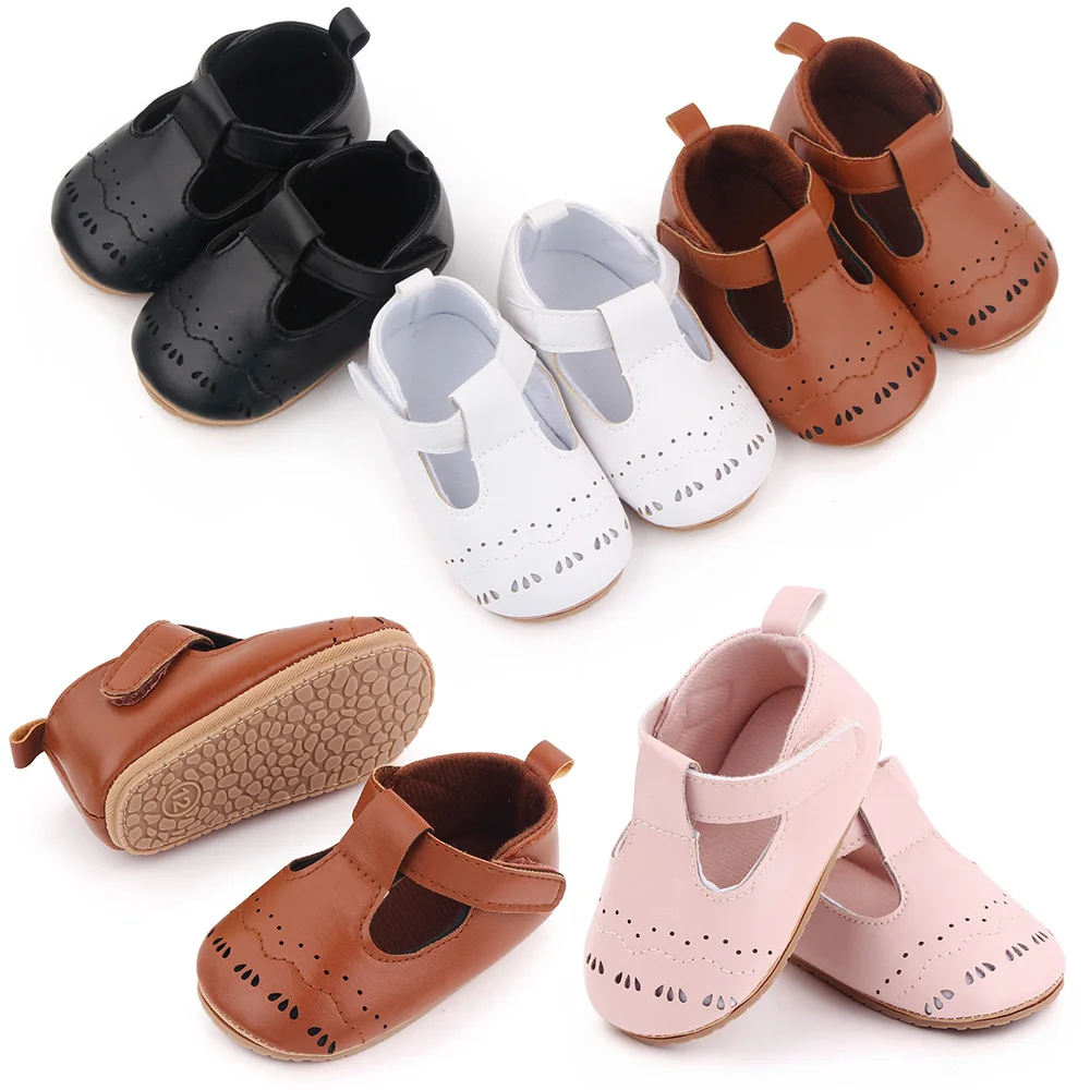 Spring and Summer Infants Hollow-out Polka Dot Soft Sole Non-slip Baby Girls Simple Toddler Sandals factory