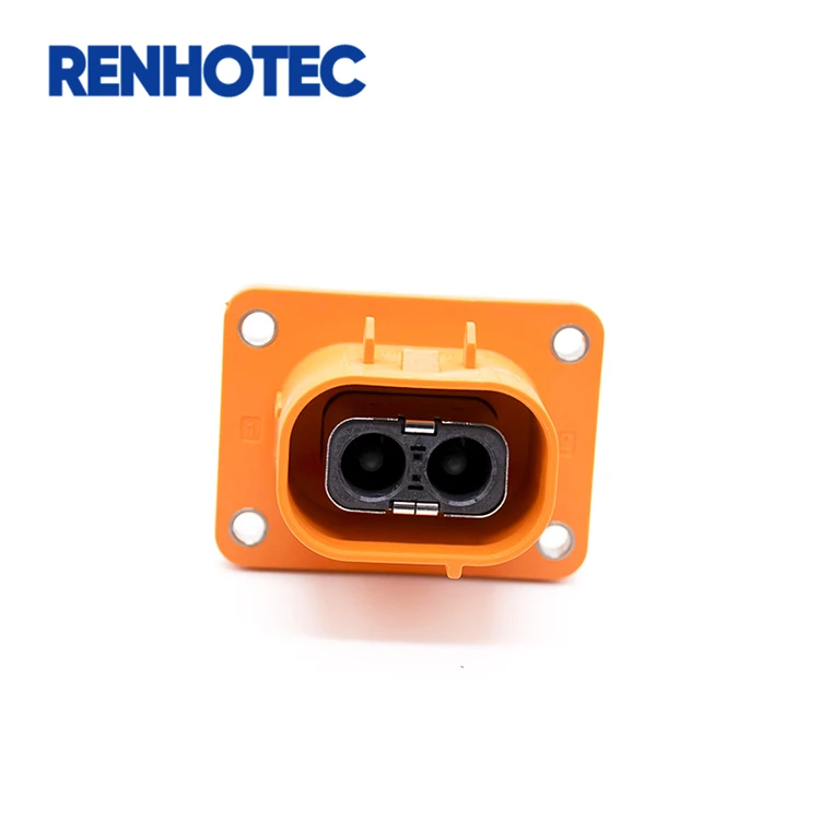 High Voltage Resistance Connector Terminal 50A HVIL Electrical Plastic Plug Socket