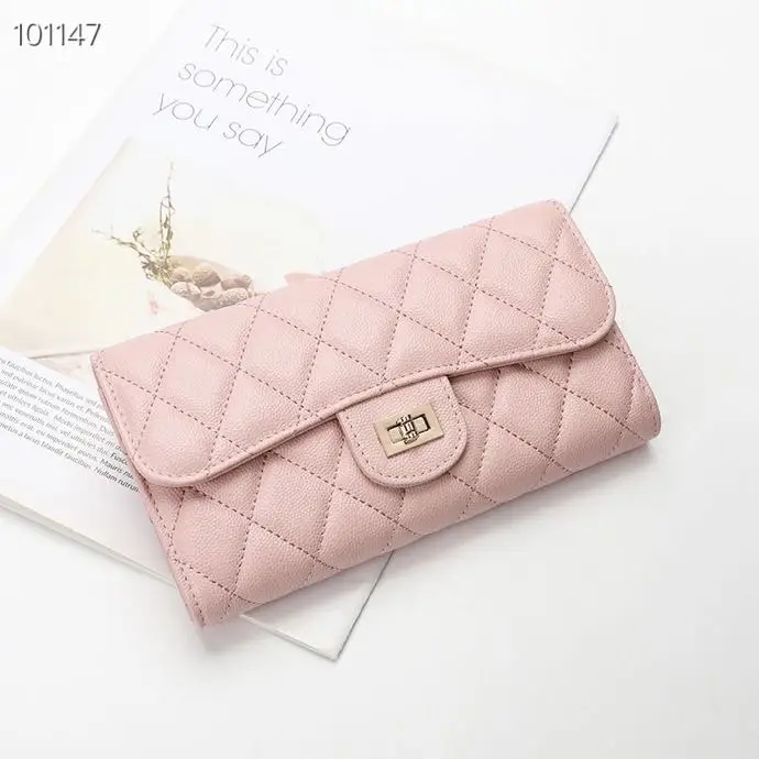 Wholesale 2021 Genuine Leather Purses For Women Luxury Caviar Cowhide