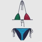 Swimwear Beachwear Bikini Hot Sale Designer Swimwear Beachwear Bikini Bathing Suit Luxury Famous Brand Designer Swimsuit