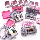 100% Eyelashes Private Label 100% Mink Eyelashes 100% Real Mink Eyelashes Private Label Packaging Custom Lash Boxes
