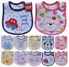 Baby Cloths Cotton Christmas Baby Bib Waterproof Bibs Toddler Infant Saliva Towels Burp Cloths Feeding