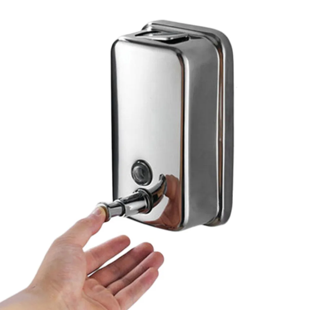 Custom OEM/ODM Stainless Steel Soap Dispenser, Bathroom Hanging Shampoo Dispenser & Wall Mounted Manual Soap Dispenser