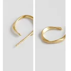 Hoop Earrings 18k Hoop Earring Fashion 18K Gold Plated Wholesale Gold Twist Hoop Stud Earrings Jewelry