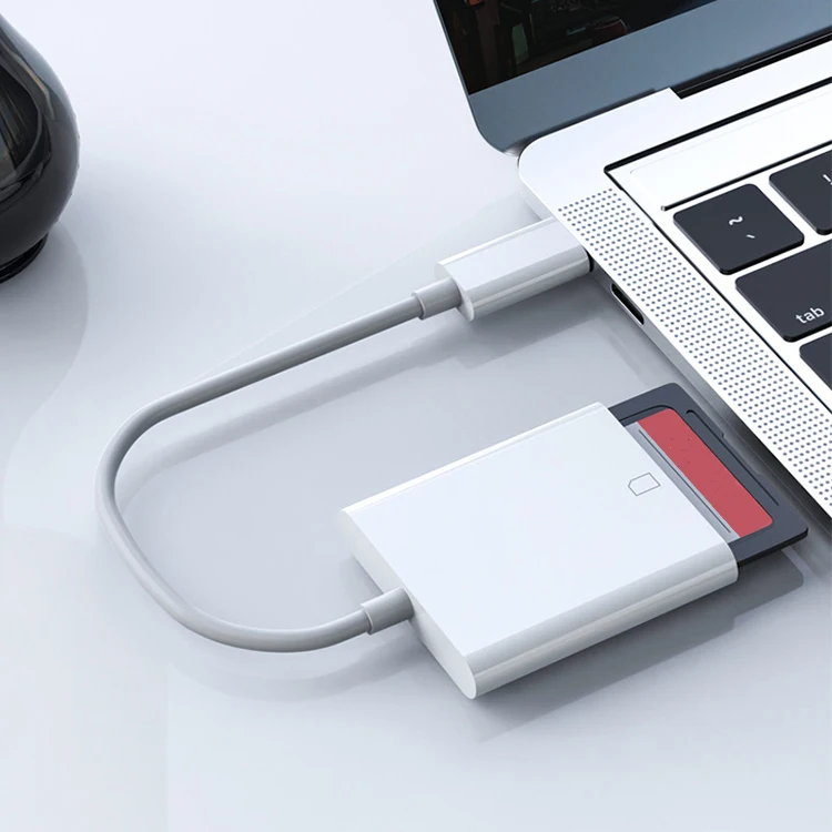 Factory Ultra Low Price Portable Type C Usb C Sd Card Reader White Mobile Phone Sd Card Reader