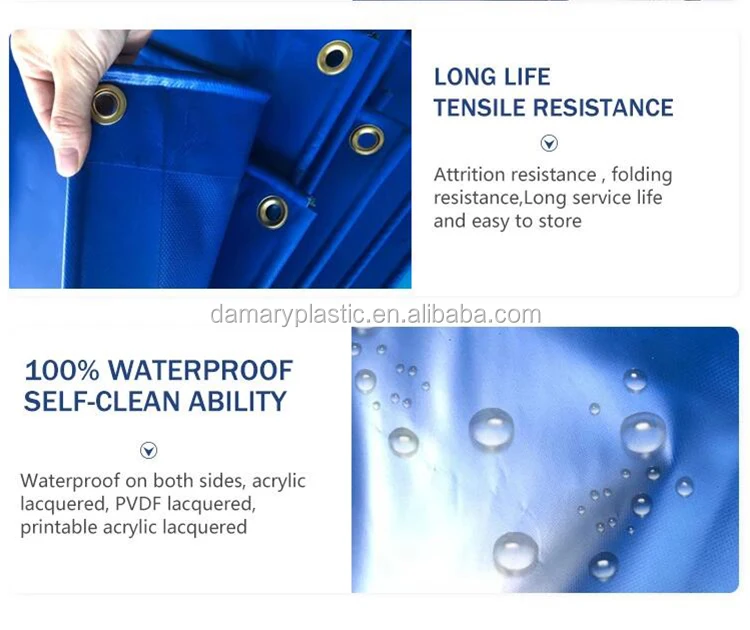 product high quality foldable pvc coated waterproof reinforced edge pvc tarpaulin for truck covers-10