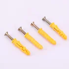 Plug Nylon China Factory Plastic Anchor Wall Plug Nylon Wall Anchor 8*40mm Plastic Expansion Anchor Wall Plug