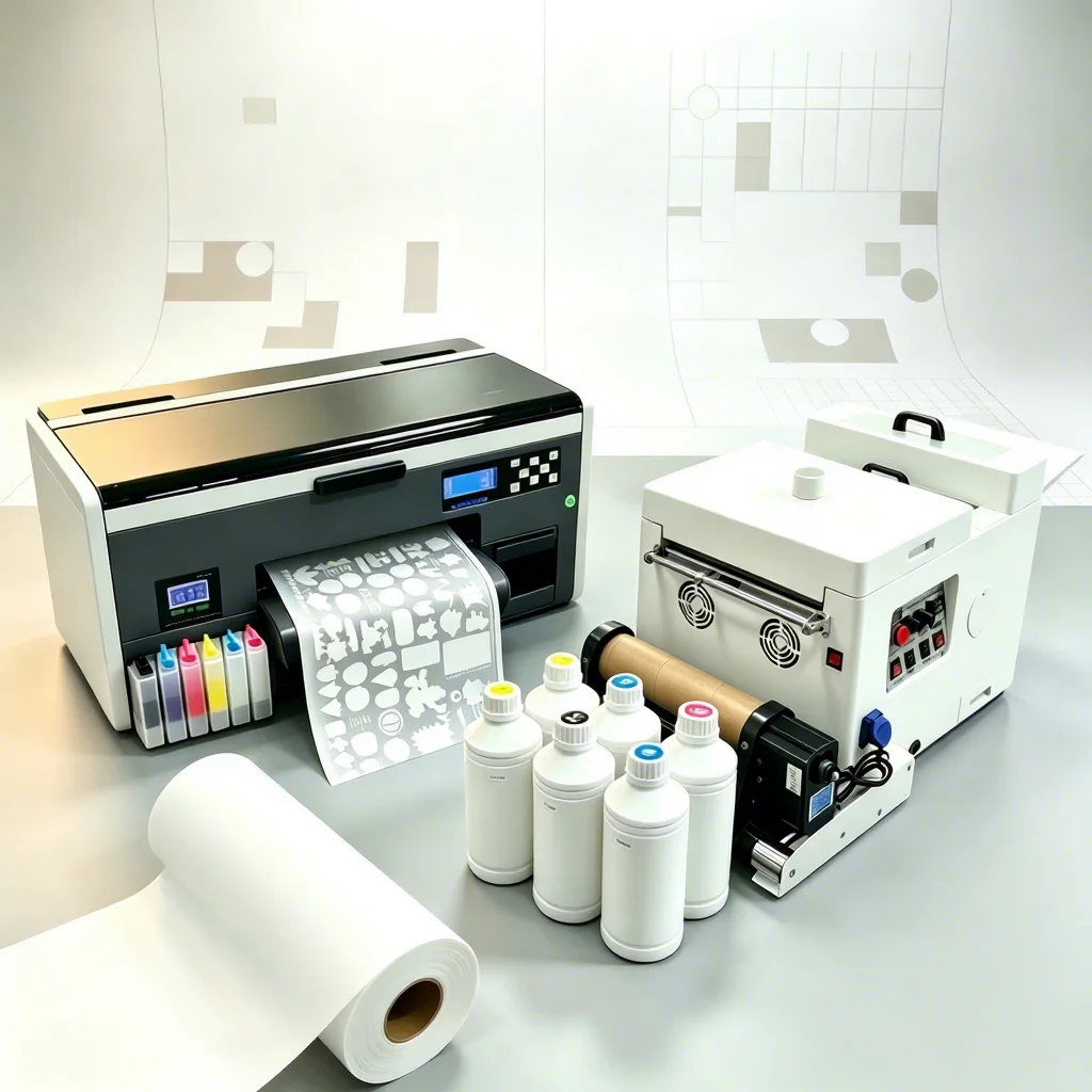 product automatic digital a3 dtf printer with dryer shirts machine shaker dtf ink new 1440 dpi epson head-2