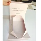 Gray Box Manufacturer Produces Pink Hard Gray Board Folding Magnetic Gift Packaging Box