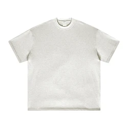 Wholesale Customized Fashion Luxury Preshrunk Cotton T Shirts 300gsm T Shirt Oversized