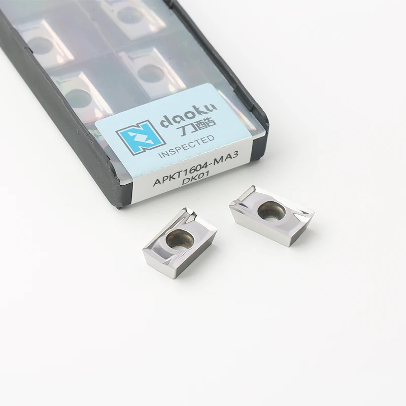 Manufacturer OEM Customizable White Carbide CNC Turning Tools Insert APKT1604-MA3 DK01 for Aluminum manufacture