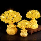Citrine NEW Hot Sale Chinese Style Citrine Lucky Tree Crystal Decoration Crafts